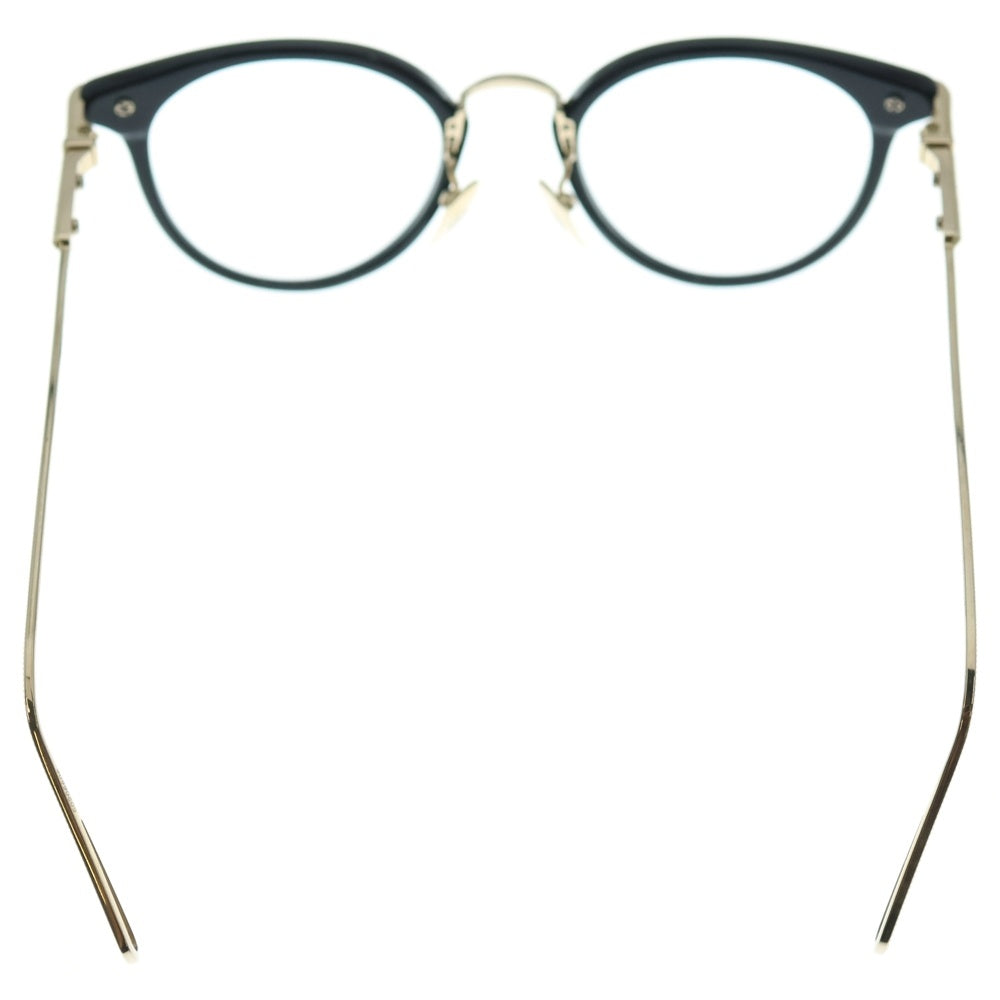 CHROME HEARTS(クロムハーツ) JACK ON クロステンプル ウェリントンアイウェア 眼鏡 ブラック/ゴールド