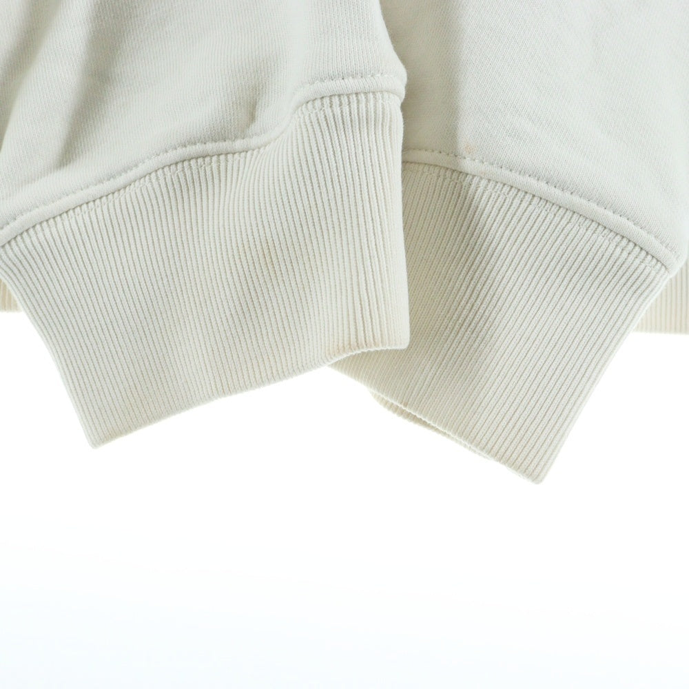 LOEWE(ロエベ) Anagram Patch Hoodie レザーアナグラムパッチ プルオーバースウェットパーカー フーディー アイボリー H526Y25X31