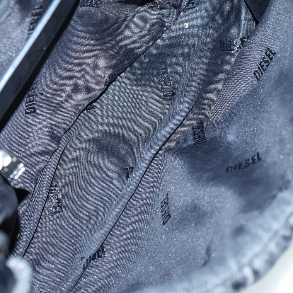 DIESEL(ディーゼル) Charm-D チャーム キルティング デニムショルダーバッグ グレー レディース
