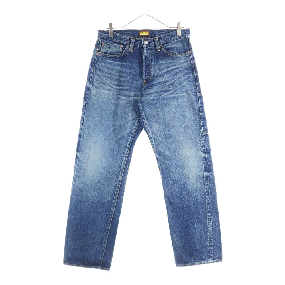 HUMAN MADE(ヒューマンメイド) STRAIGHT DENIM PANTS FUTURE ストレート デニムパンツ フューチャー インディゴ HM30PT002