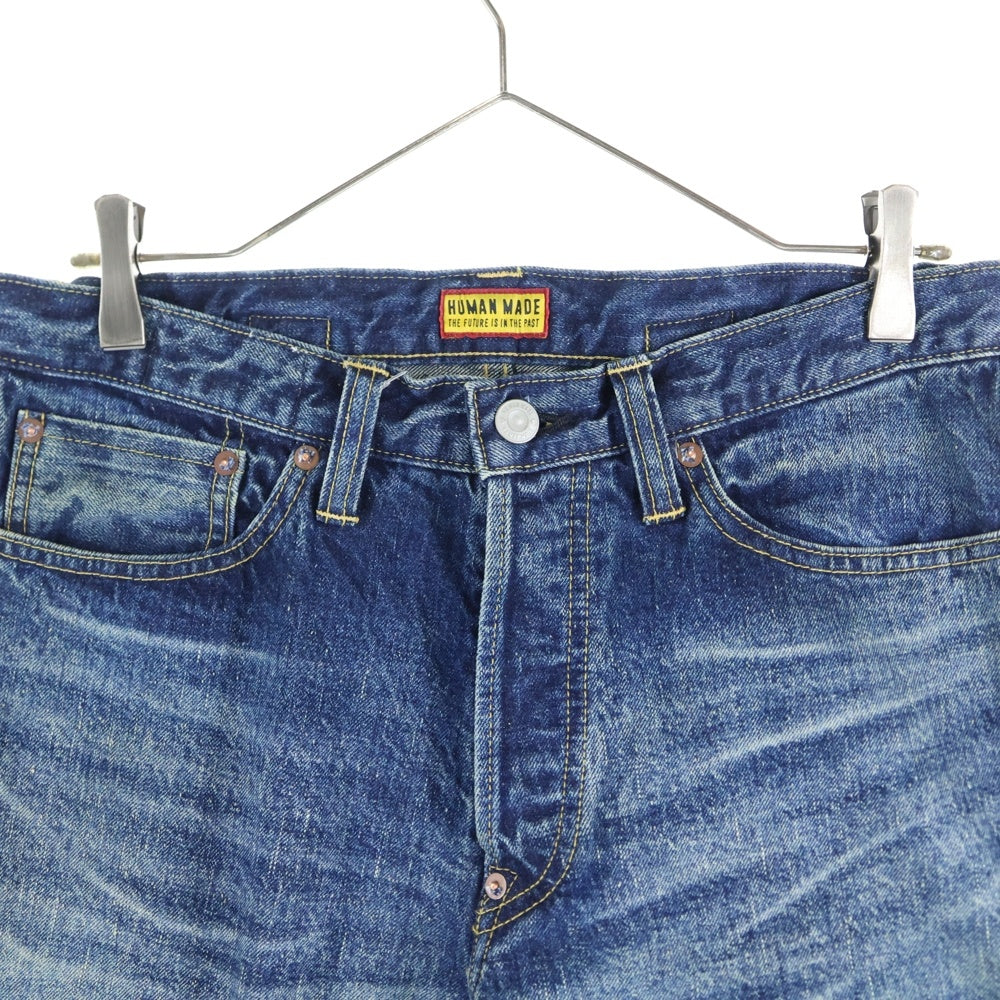 HUMAN MADE(ヒューマンメイド) STRAIGHT DENIM PANTS FUTURE ストレート デニムパンツ フューチャー インディゴ HM30PT002