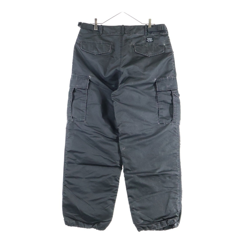 SUPREME(シュプリーム) 24AW Washed Flight Satin Cargo Pant GORE-TEX ゴアテックス ウォッシュド加工 フライト サテン カーゴパンツ ブラック