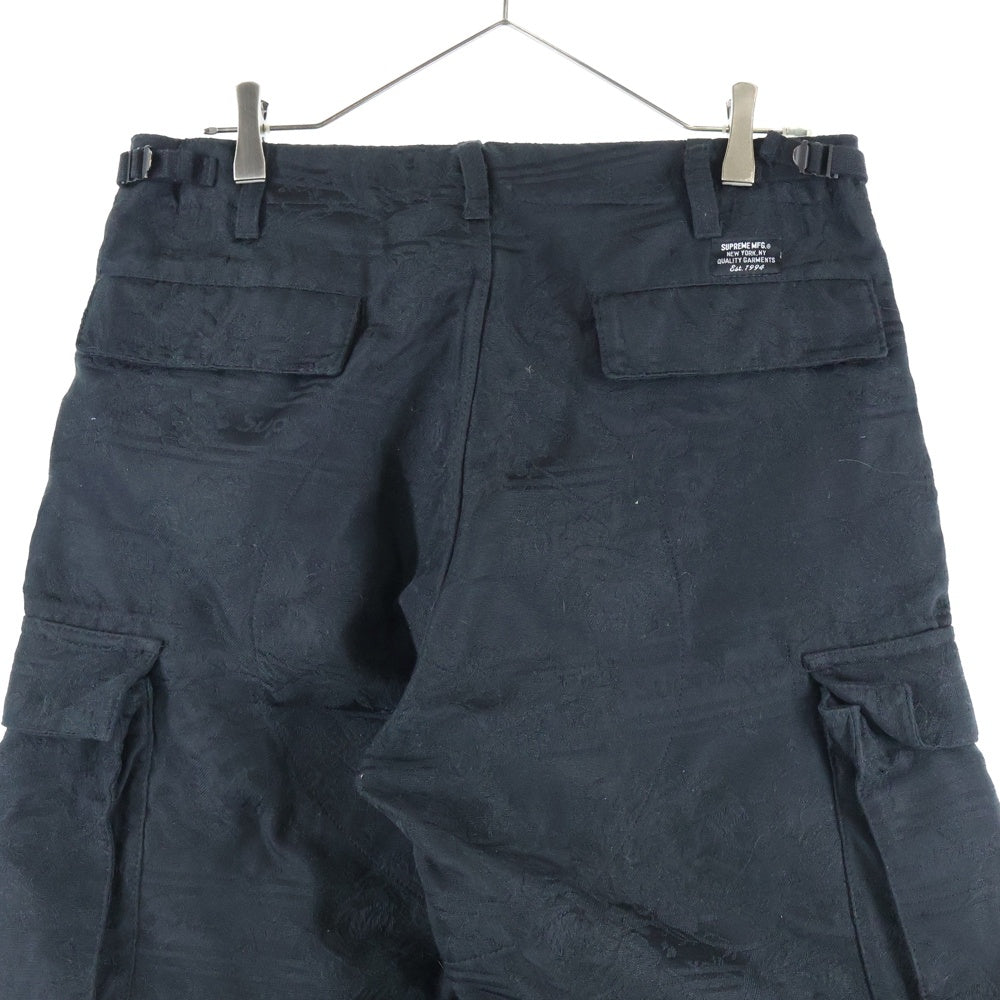 SUPREME(シュプリーム) 21SS Floral Tapestry Cargo Pant フローラル 花柄 タペストリー カーゴパンツ ブラック