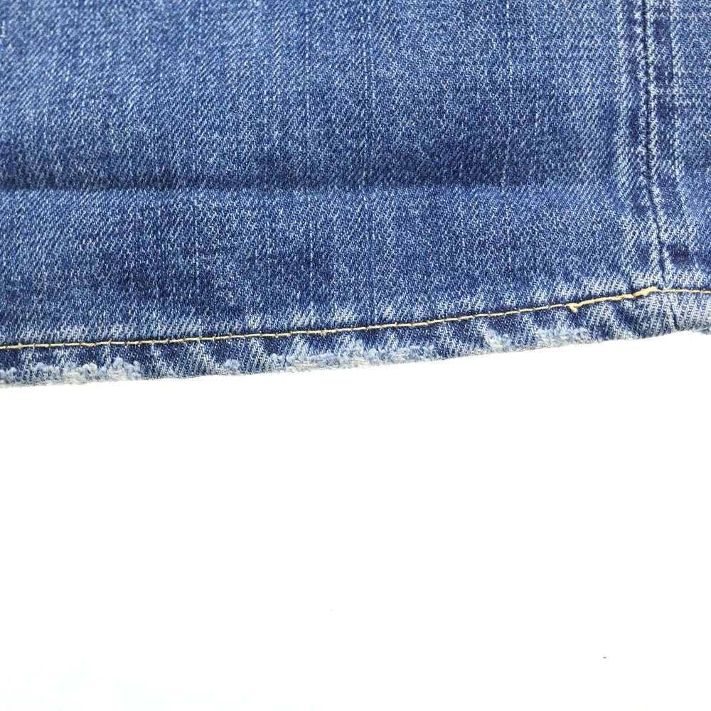 VISVIM(ヴィスヴィム) Damaged Distressed Selvedge Denim Pants ダメージ加工 デニムパンツ インディゴ