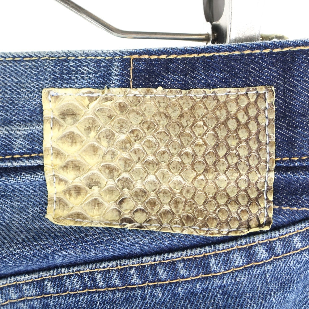 VISVIM(ヴィスヴィム) Damaged Distressed Selvedge Denim Pants ダメージ加工 デニムパンツ インディゴ