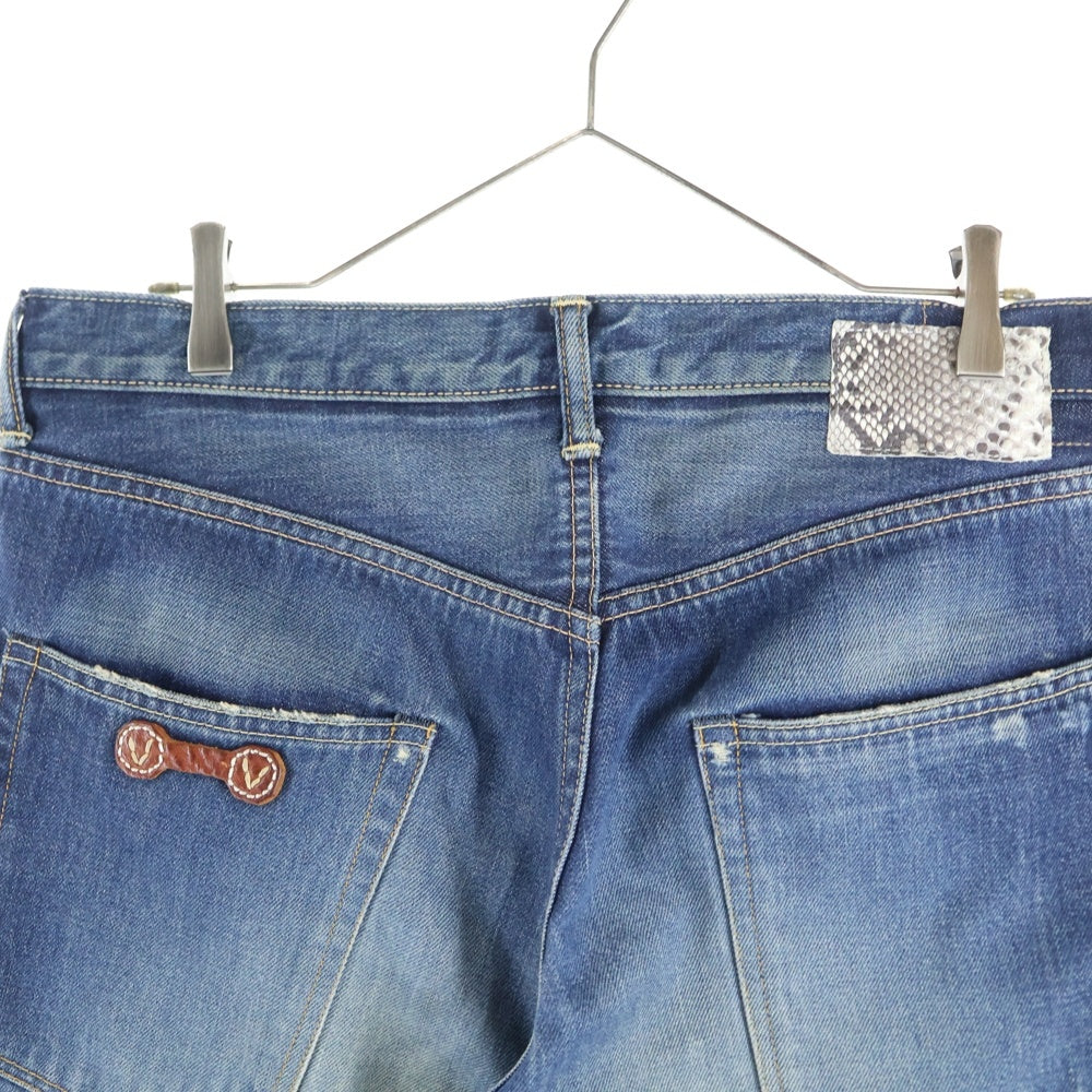 VISVIM(ヴィスヴィム) V Patch Denim Pants ダメージ加工 デニムパンツ インディゴ