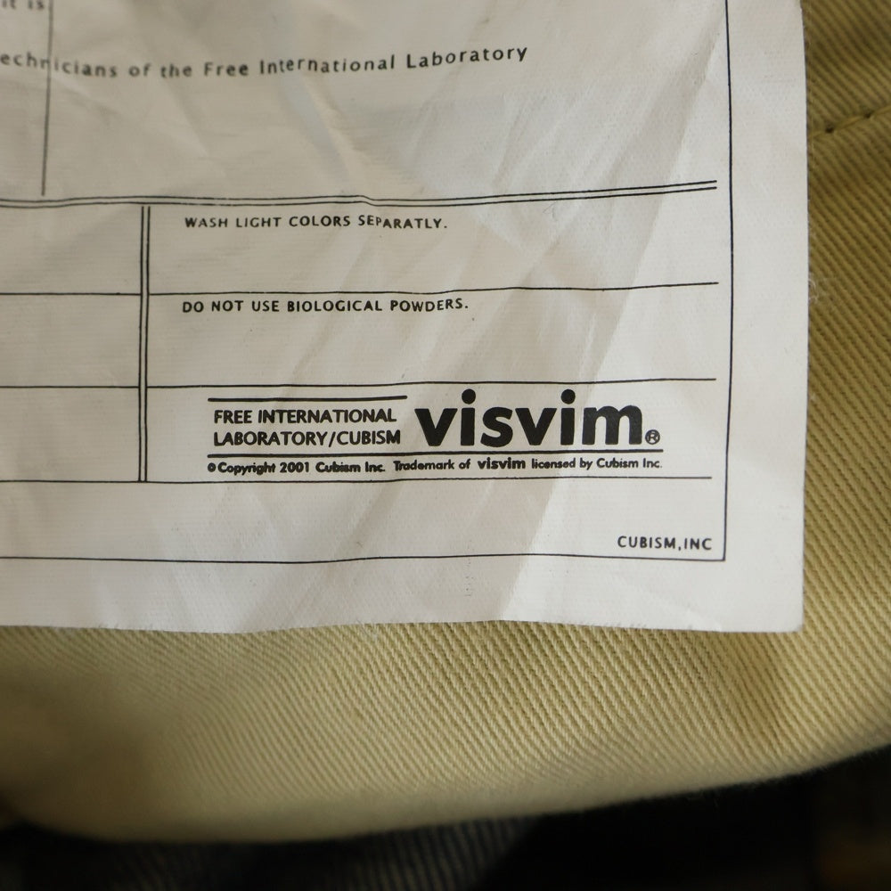 VISVIM(ヴィスヴィム) V Patch Denim Pants ダメージ加工 デニムパンツ インディゴ