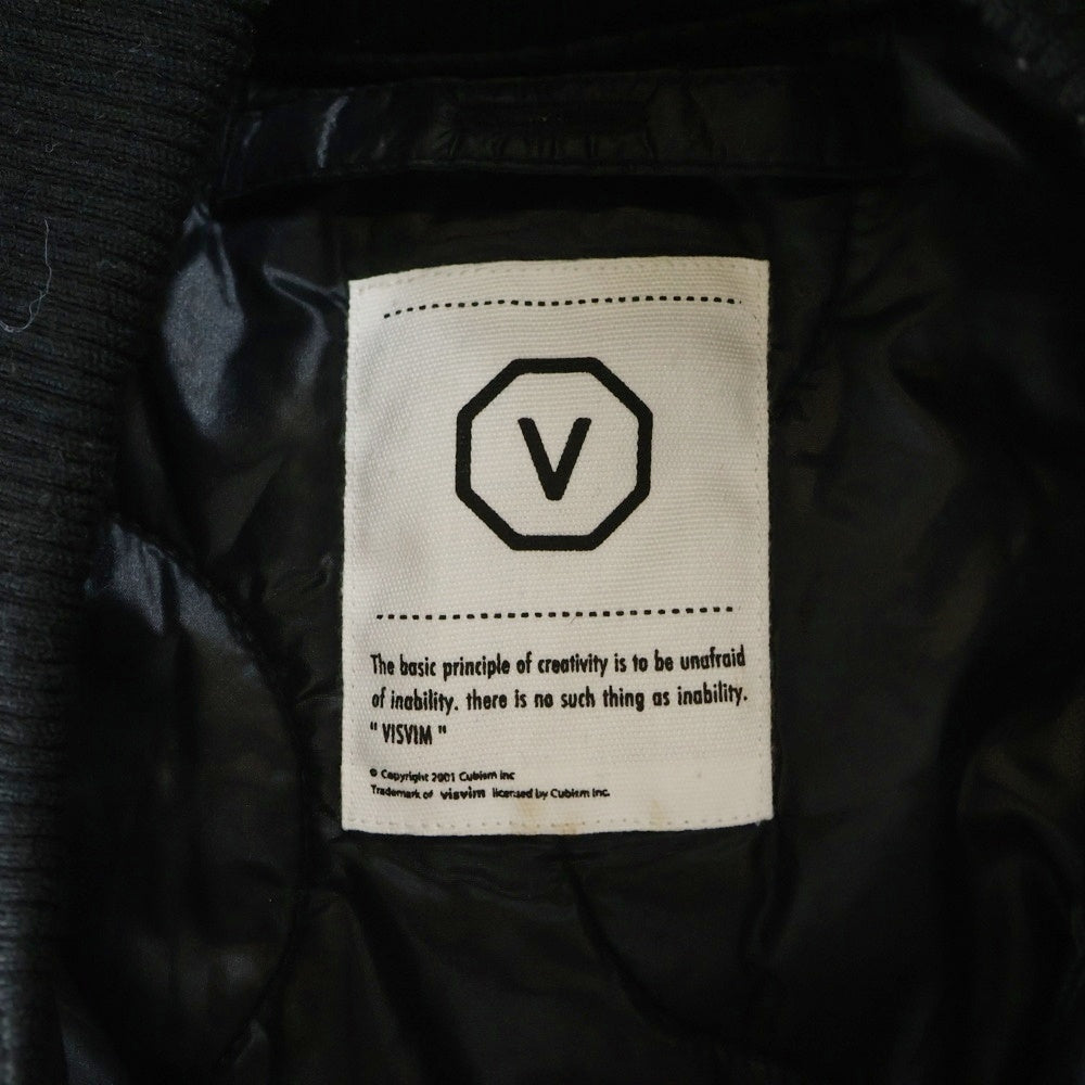 VISVIM(ヴィスヴィム) MA-1 THERMOLITE サーモライト ボンバージャケット ブラック