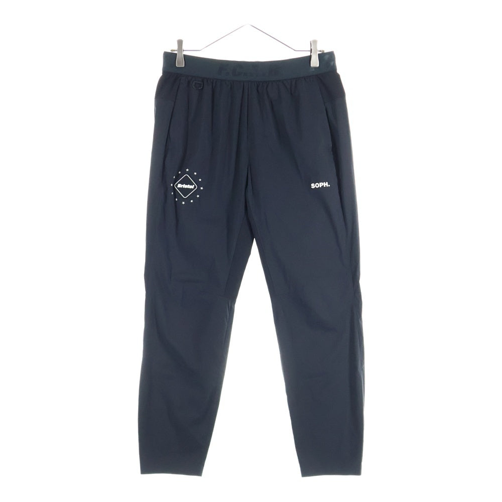 F.C.R.B./F.C.Real Bristol/FCRB(エフシーアールビー/エフシーレアルブリストル) 22SS STRETCH EASY TAPERED PANTS ロゴ イージーナイロンパンツ ネイビー FCRB-222030
