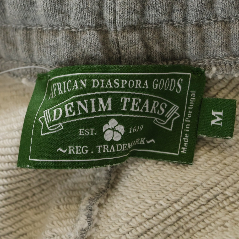 DENIM TEARS(デニムティアーズ) Cotton Wreath Sweatpants 花柄 スウェットパンツ グレー