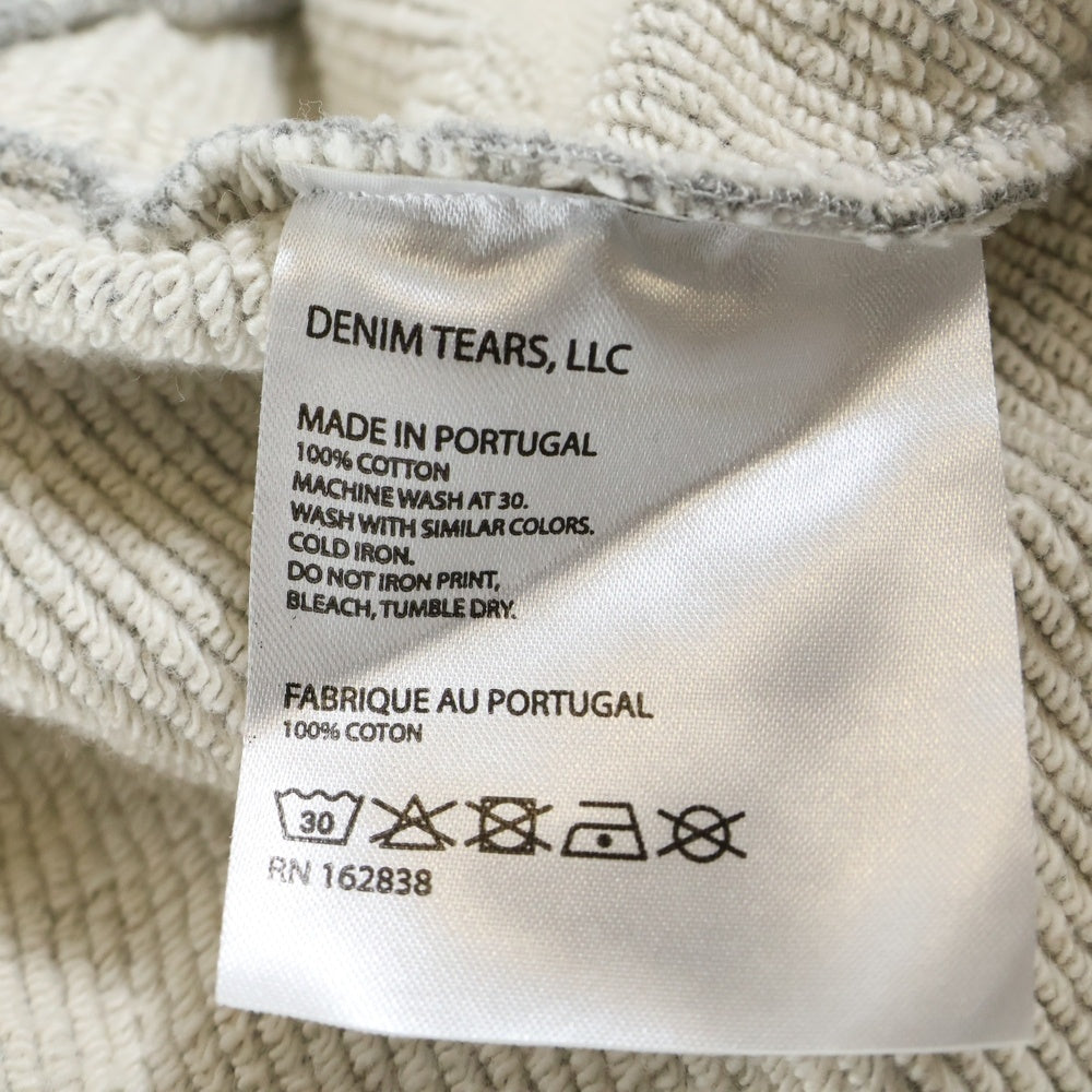 DENIM TEARS(デニムティアーズ) Cotton Wreath Sweatpants 花柄 スウェットパンツ グレー