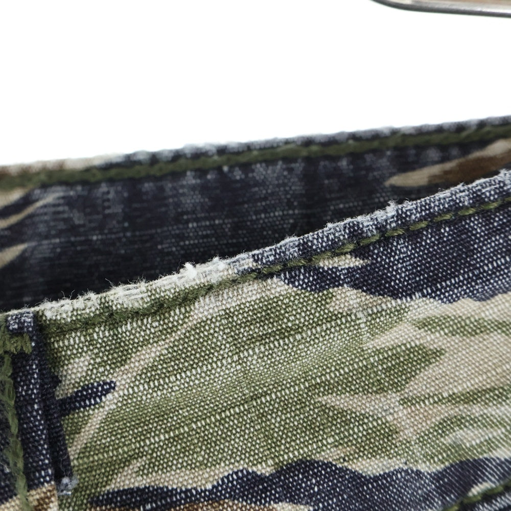 DENIM TEARS(デニムティアーズ) Tiger Camo Camo Cw Short カモフラージュ 迷彩 ハーフパンツ ショーツ カーキ