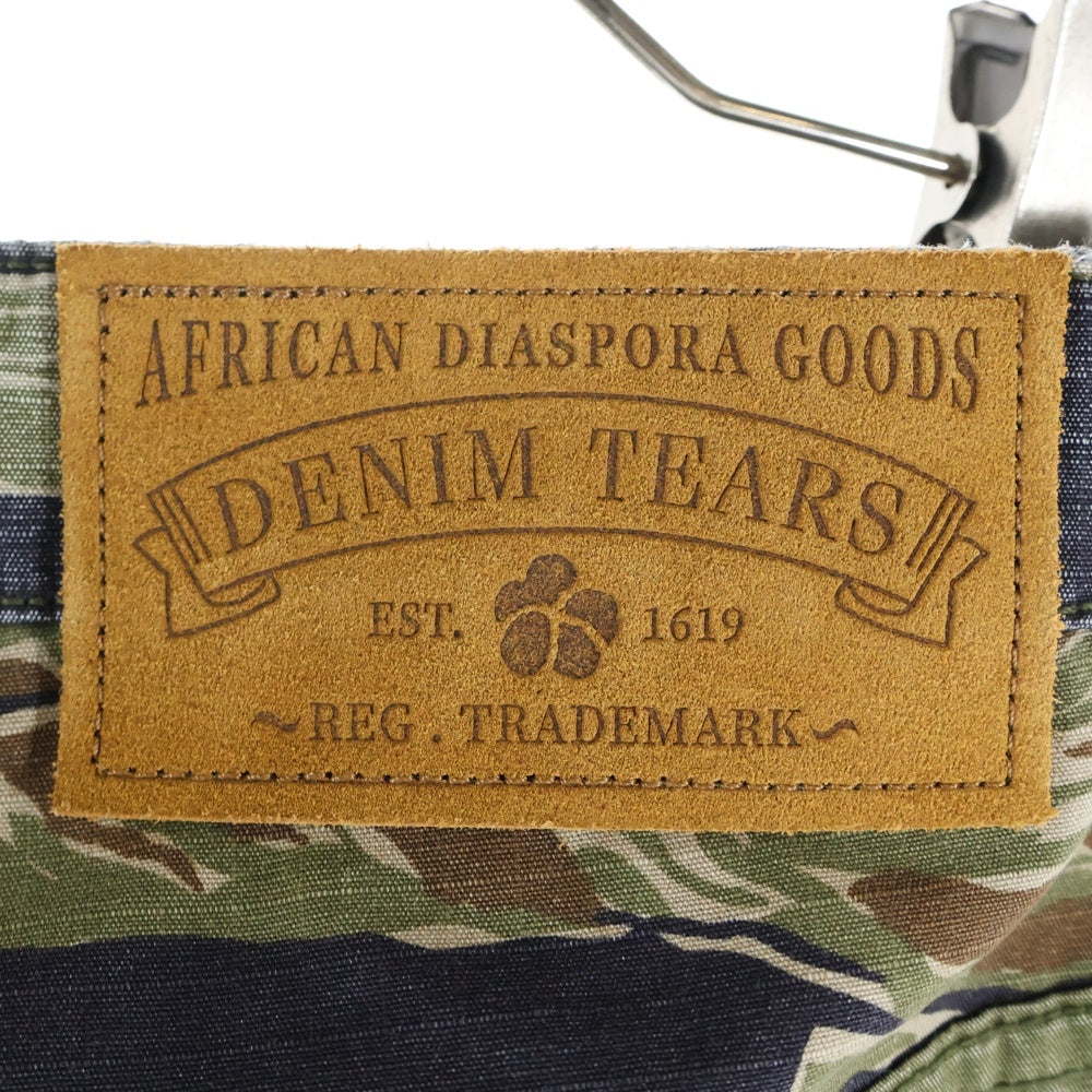 DENIM TEARS(デニムティアーズ) Tiger Camo Camo Cw Short カモフラージュ 迷彩 ハーフパンツ ショーツ カーキ