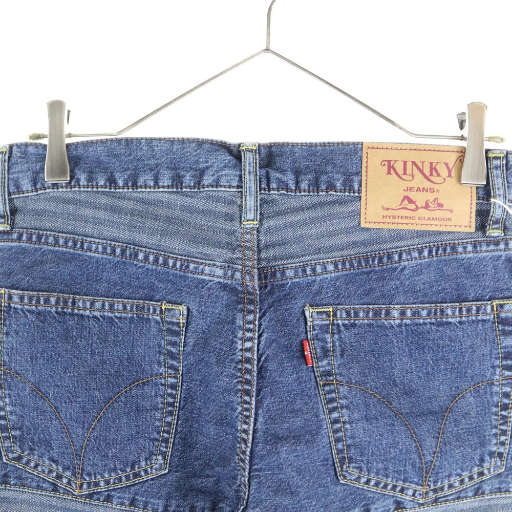 HYSTERIC GLAMOUR WOMENS(ヒステリックグラマーウーマン) Flare Denim Pants スクラッチフレアデニムパンツ インディゴ レディース 01251AP51