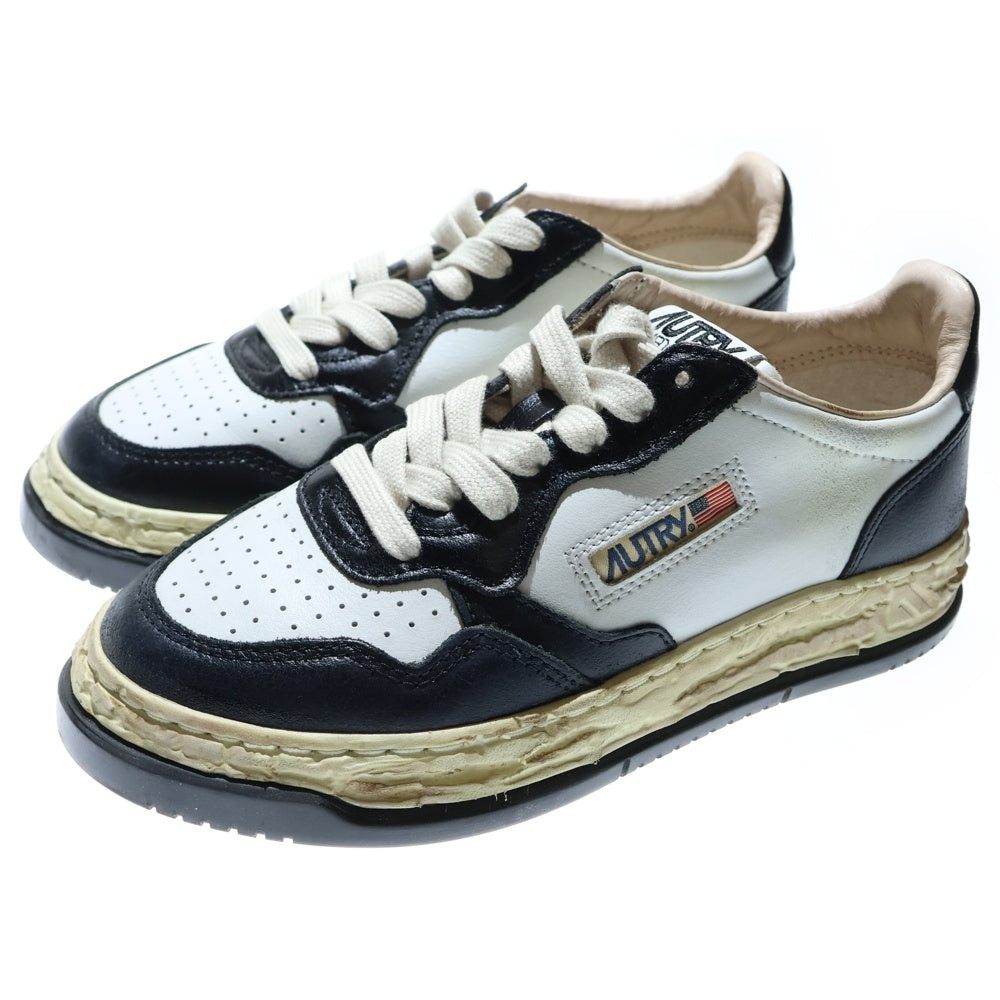 MAISON MIHARAYASUHIRO(メゾンミハラヤスヒロ) ×AUTRY Medalist Low オートリー メダリスト ローカットスニーカー ブラック/ホワイト