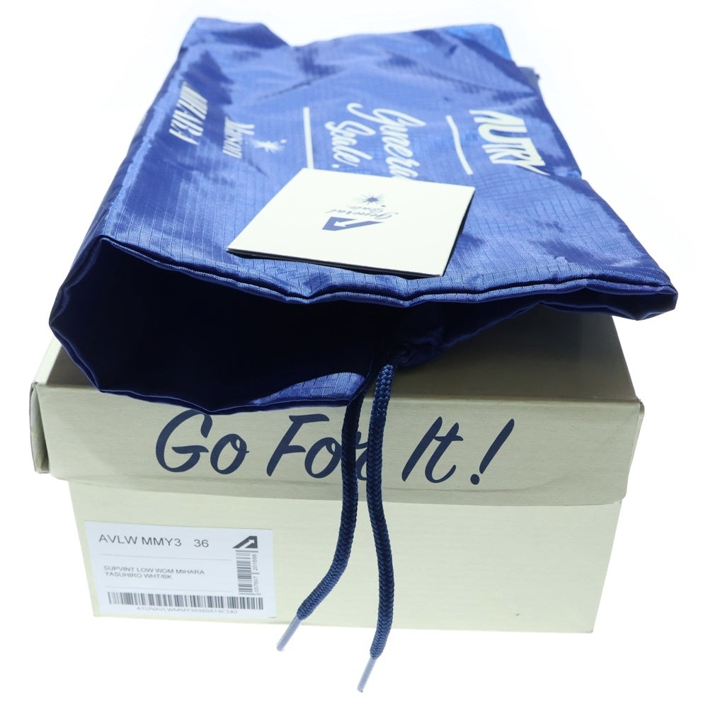 MAISON MIHARAYASUHIRO(メゾンミハラヤスヒロ) ×AUTRY Medalist Low オートリー メダリスト ローカットスニーカー ブラック/ホワイト