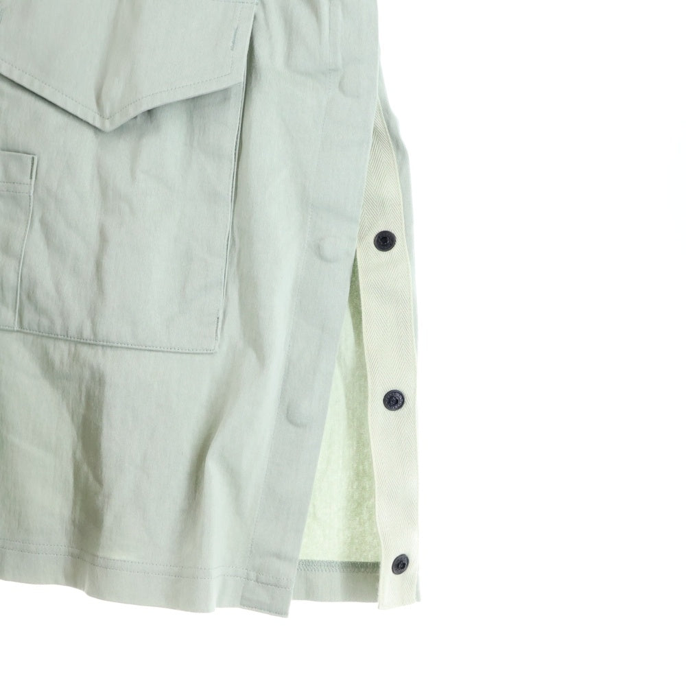 Sacai(サカイ) 24SS Cotton Jersey T-Shirt コットン ジャージー 半袖Tシャツ カットソー ライトグリーン 24-03470M