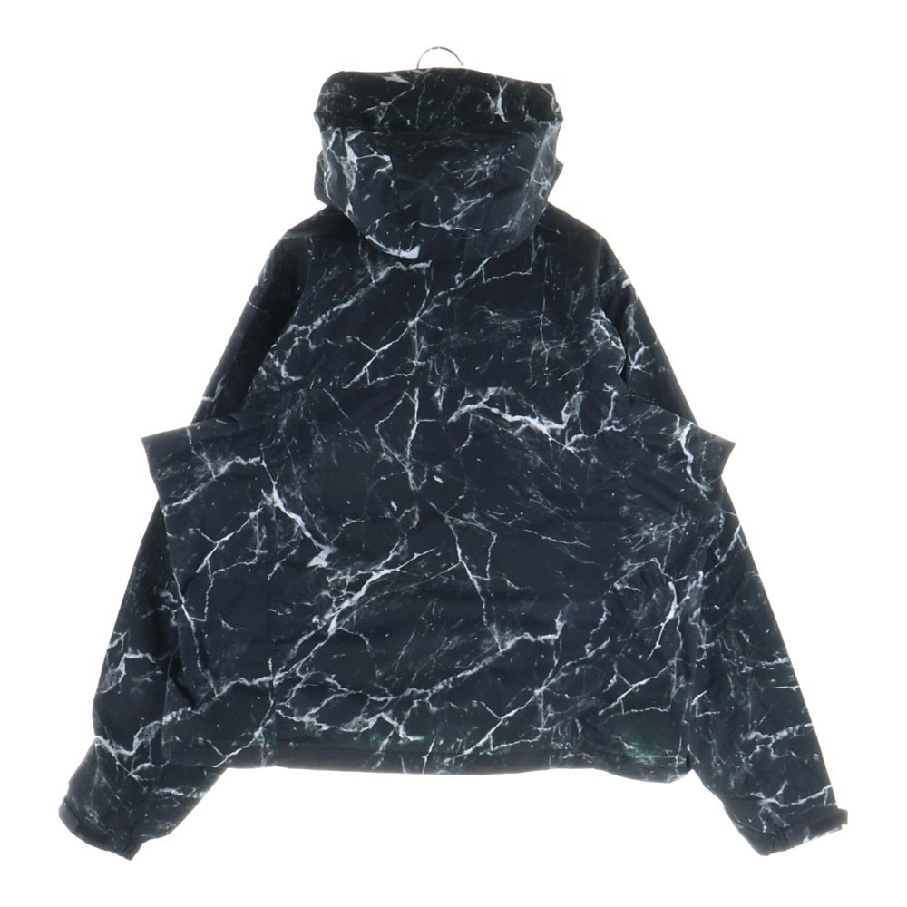 BEAMS(ビームス) グラフィックデザイン ジップアップナイロンジャケット ブラック