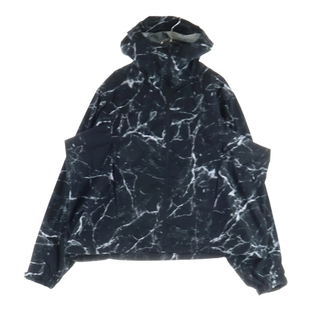 BEAMS(ビームス) グラフィックデザイン ジップアップナイロンジャケット ブラック