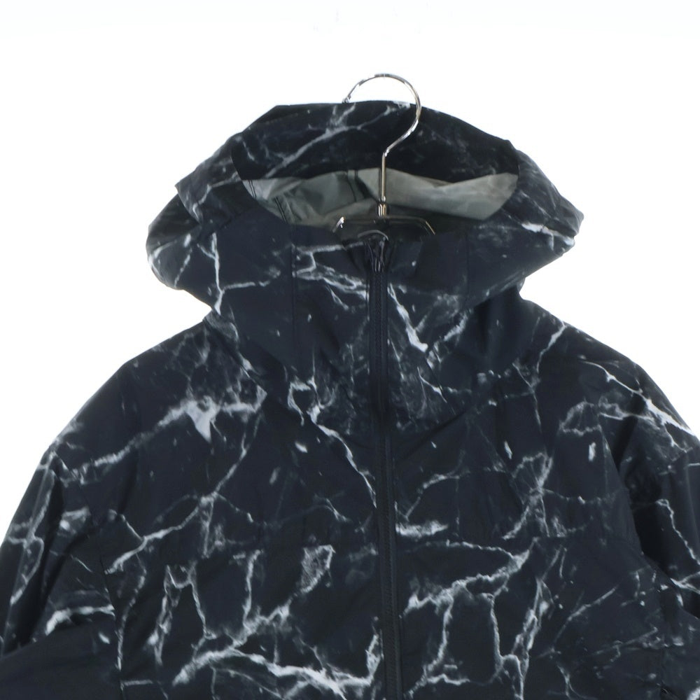 BEAMS(ビームス) グラフィックデザイン ジップアップナイロンジャケット ブラック