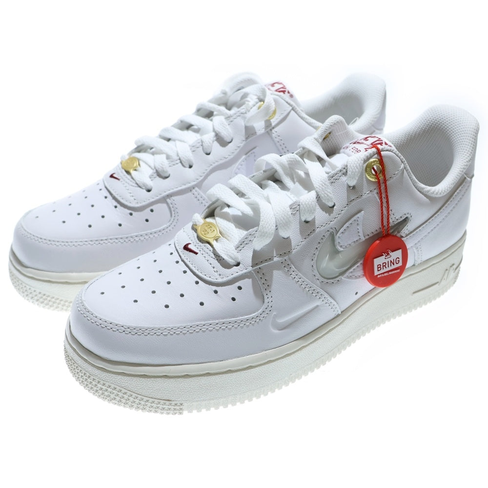 NIKE(ナイキ) AIR FORCE 1 07 PRM エアフォース1 プレミアム ローカットスニーカー ホワイト レディース US6.5/24.5cm DQ7664-100