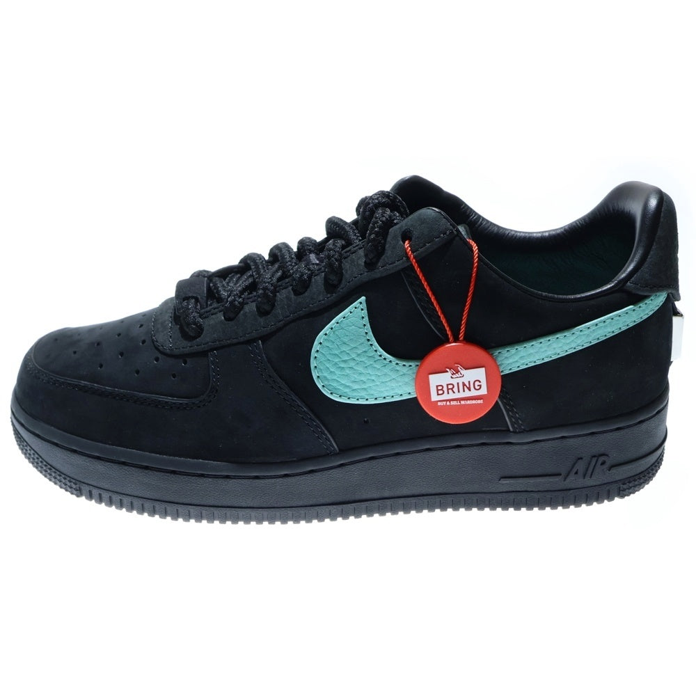 NIKE(ナイキ) ×TIFFANY&CO AIR FORCE 1 LOW 1837 BLACK ティファニー エアフォース1 ローカットスニーカー シューズ ブラック US7/25cm DZ1382-001