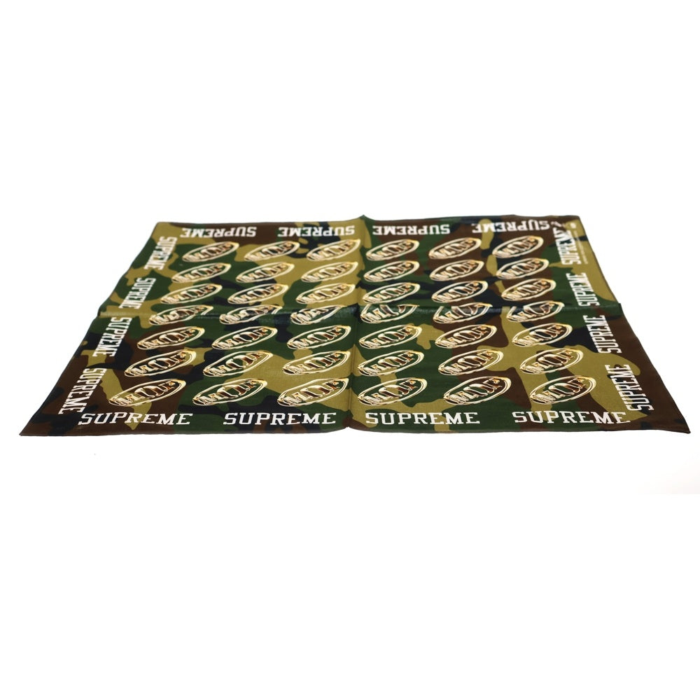 SUPREME(シュプリーム) 24AW M.O.P. Bandana エムオーピー カモフラージュ 迷彩 バンダナ カーキ