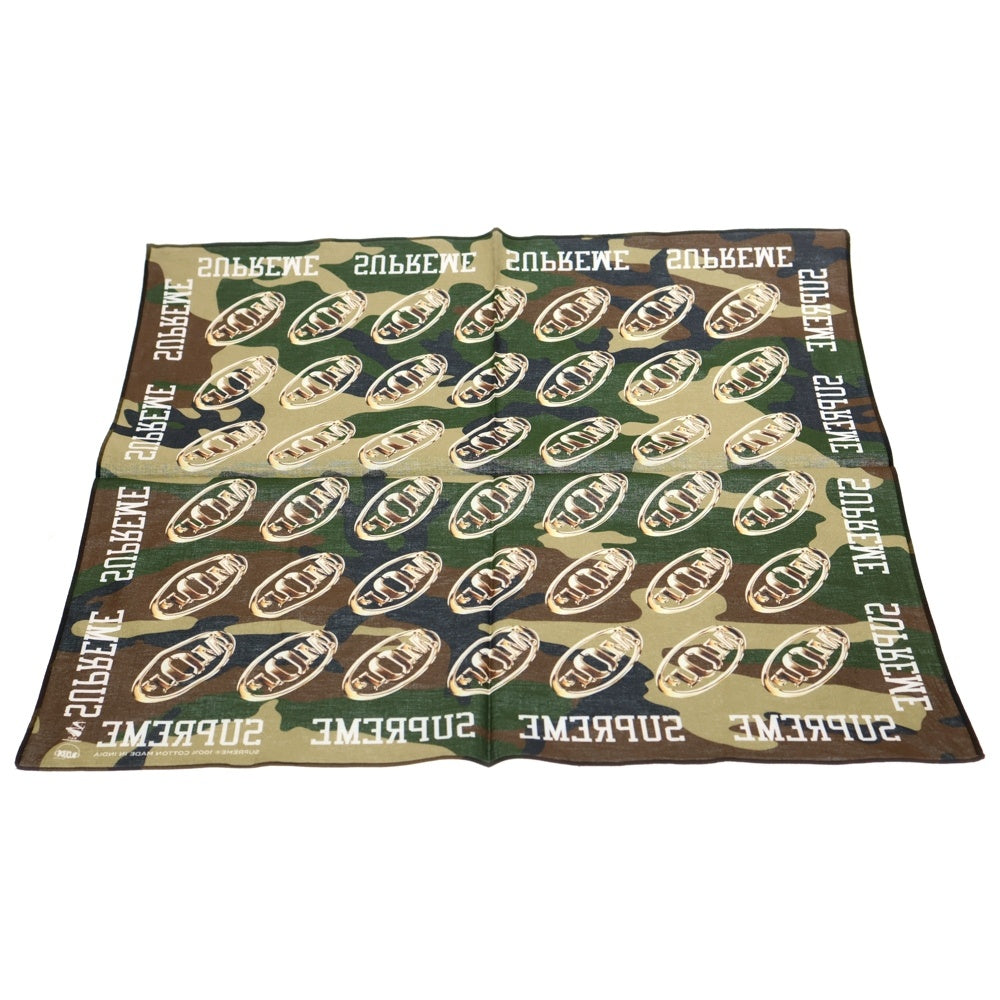 SUPREME(シュプリーム) 24AW M.O.P. Bandana エムオーピー カモフラージュ 迷彩 バンダナ カーキ