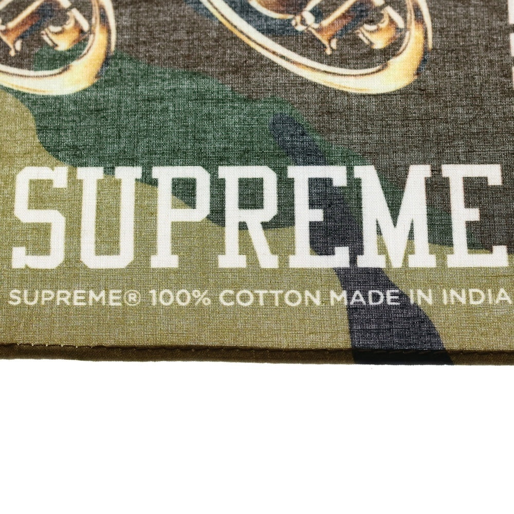 SUPREME(シュプリーム) 24AW M.O.P. Bandana エムオーピー カモフラージュ 迷彩 バンダナ カーキ