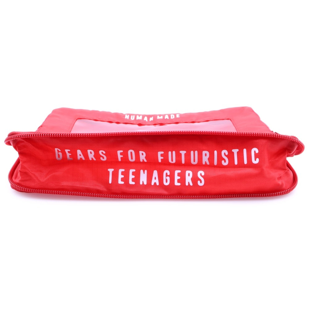 HUMAN MADE(ヒューマンメイド) Travel Case Medium トラベルケース ポーチ 小物入れ レッド