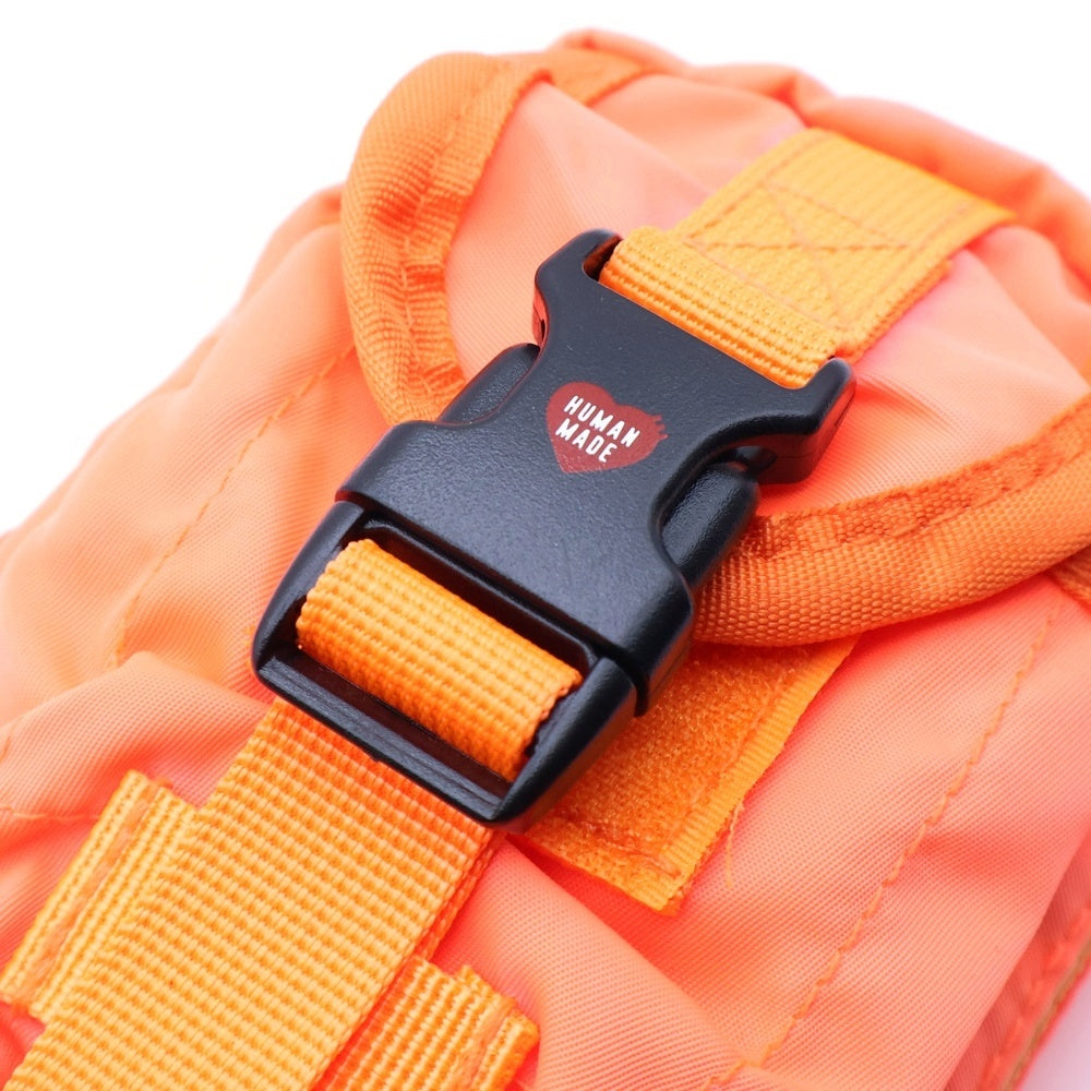 HUMAN MADE(ヒューマンメイド) Heart Buckle Military Pouch ハートバックル ミリタリーポーチ オレンジ