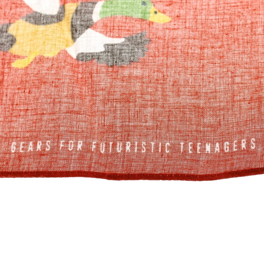 HUMAN MADE(ヒューマンメイド) #2 Duck and Eagle Bandana ダック イーグルプリント バンダナ オレンジ