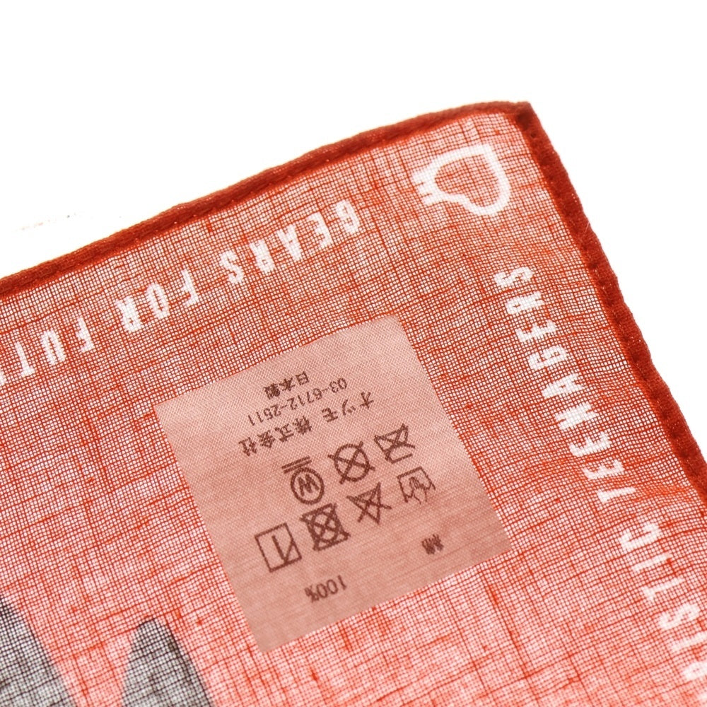 HUMAN MADE(ヒューマンメイド) #2 Duck and Eagle Bandana ダック イーグルプリント バンダナ オレンジ