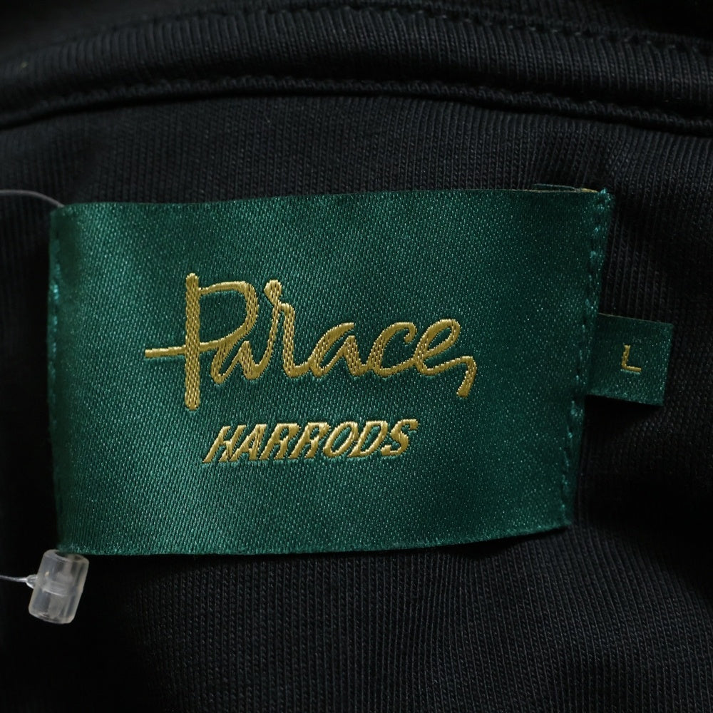 Palace Skateboards(パレススケートボーズ) 21AW Harrods Knightsbridge Hoodie ハロッズ ロゴ刺繍 プルオーバースウェットパーカー フーディー ブラック