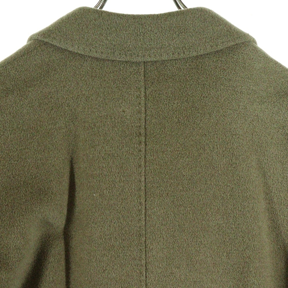 Max Mara(マックスマーラ) バージンウール ステンカラー ロングコート ベージュ レディース