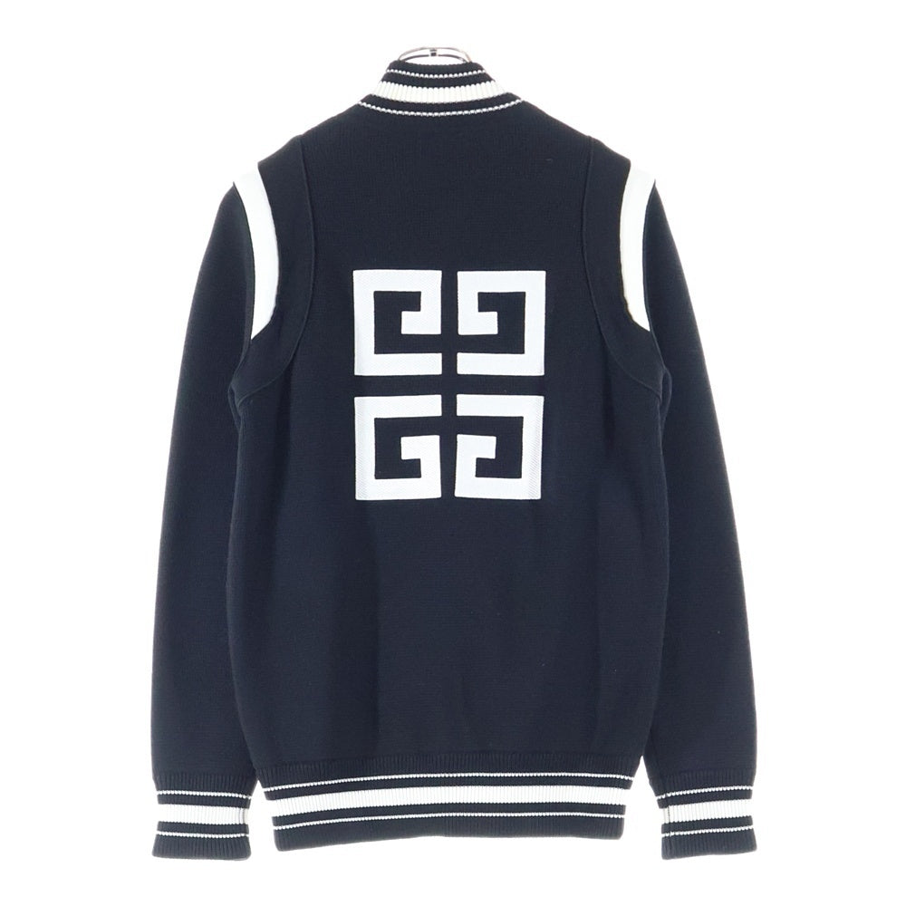 GIVENCHY(ジバンシィ) 19SS エンブロイダリー ウール ボンバージャケット ブラック BM008P4Y1L
