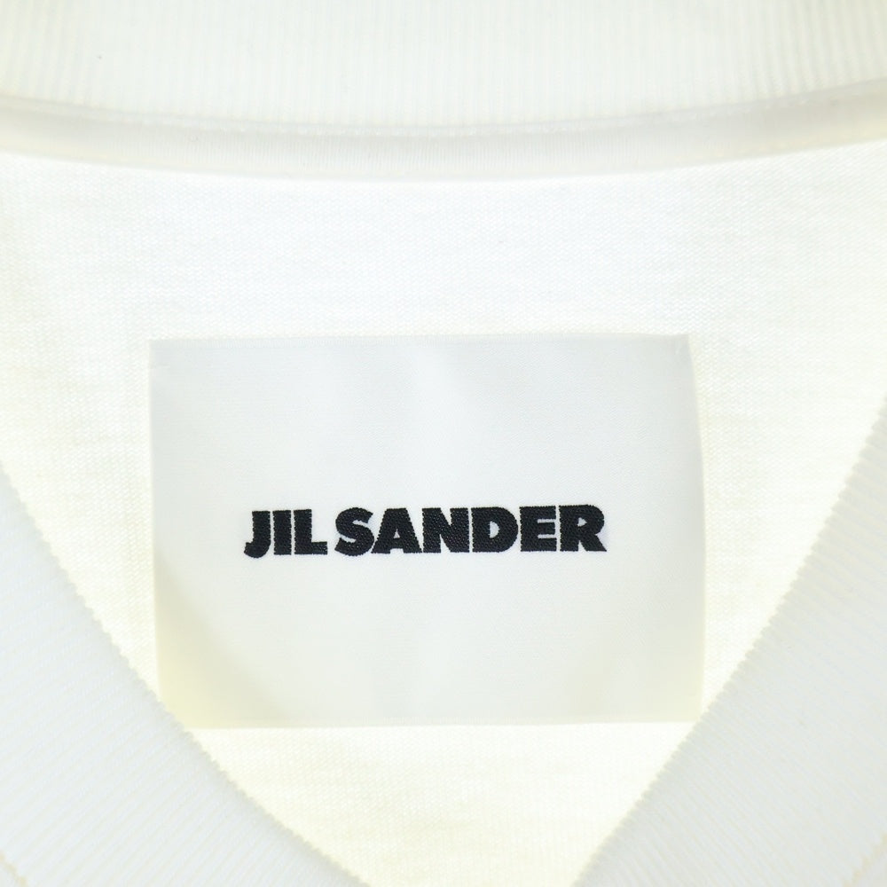 JIL SANDER(ジルサンダー) Logo T-Shirt オーバーサイズ半袖Tシャツ ホワイト J21GC0001 J45148