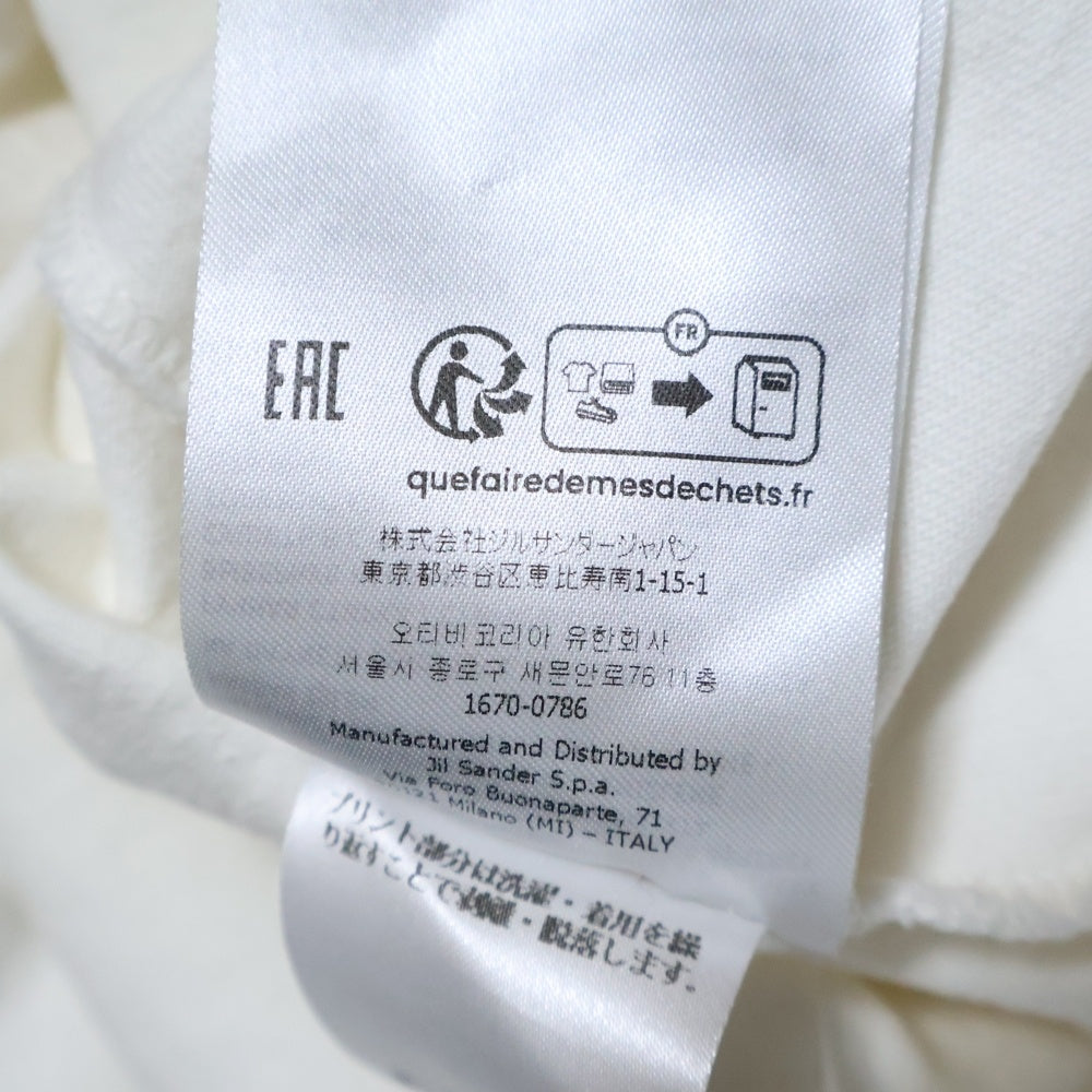 JIL SANDER(ジルサンダー) Logo T-Shirt オーバーサイズ半袖Tシャツ ホワイト J21GC0001 J45148