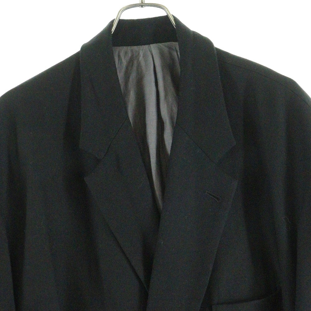 YOKE(ヨーク) WOOL FLANNEL 11XL JACKET COAT ウールフランネル テーラードジャケット ブラック YK20AW0149