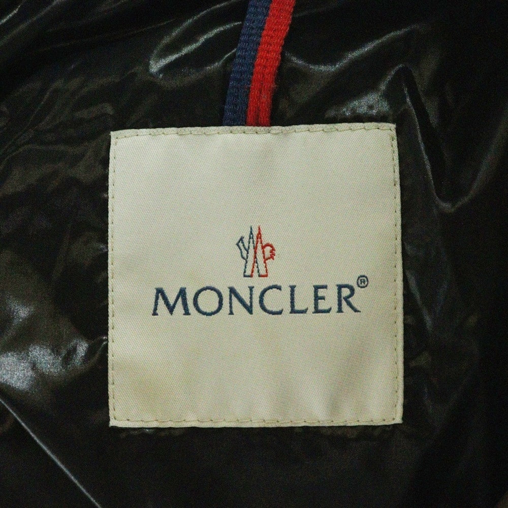 MONCLER(モンクレール) ファー ダウンジャケット ブラウン Z7HJ896