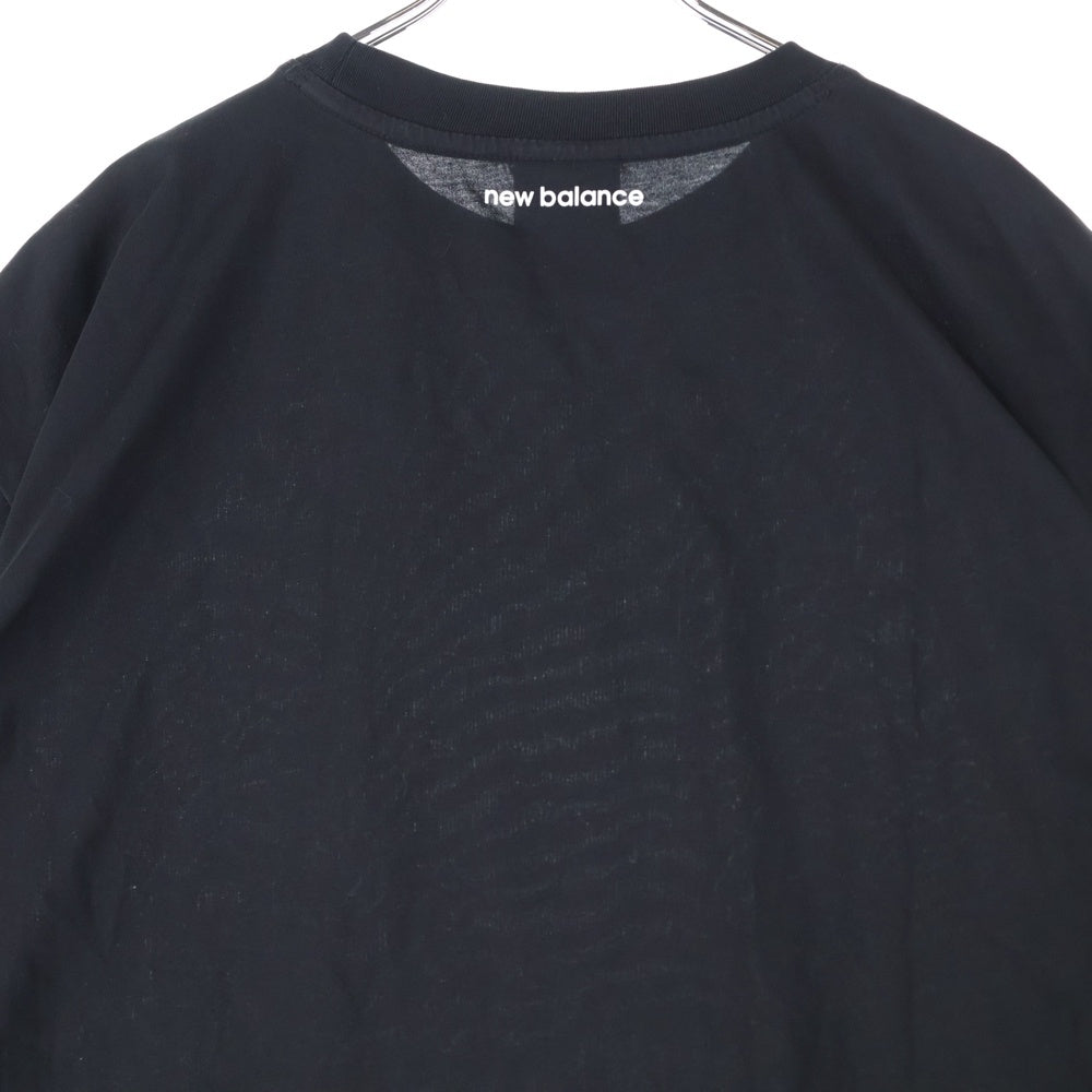 New Balance(ニューバランス) T-SHIRT ロゴ刺繍 半袖Tシャツ ブラック NBNEEBM013-02