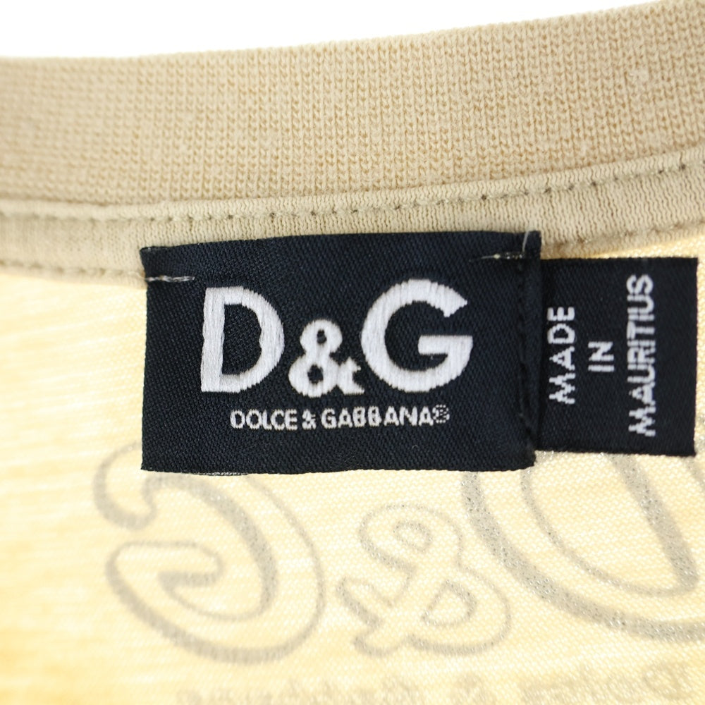 D&G(ディーアンドジー) Mario T-Shirt 半袖Tシャツ ベージュ