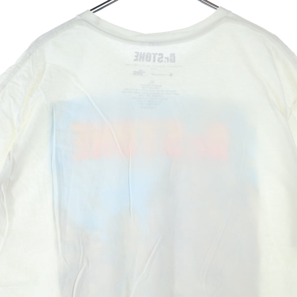 NO BRAND(ノーブランド) DR.STONE POSTER T-SHIRT ドクターストーン ポスター 半袖Tシャツ ホワイト