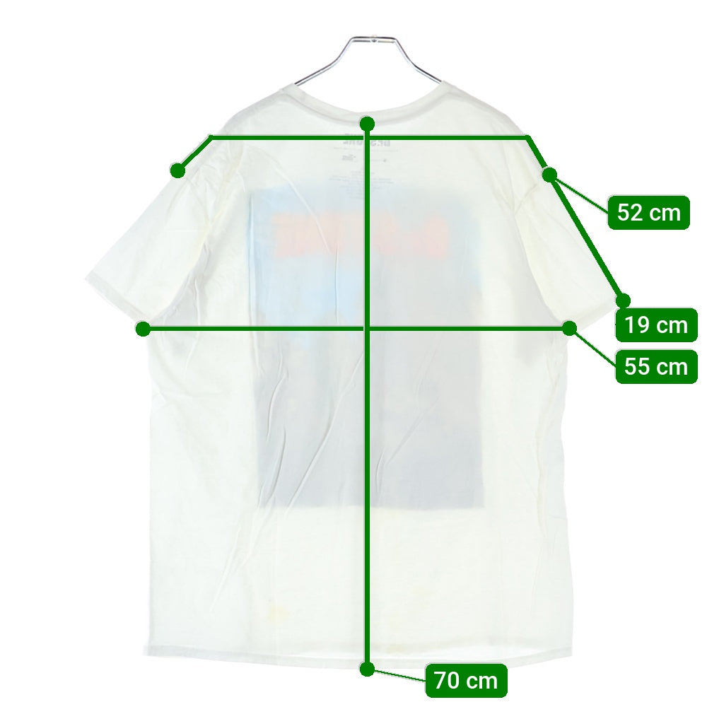 NO BRAND(ノーブランド) DR.STONE POSTER T-SHIRT ドクターストーン ポスター 半袖Tシャツ ホワイト