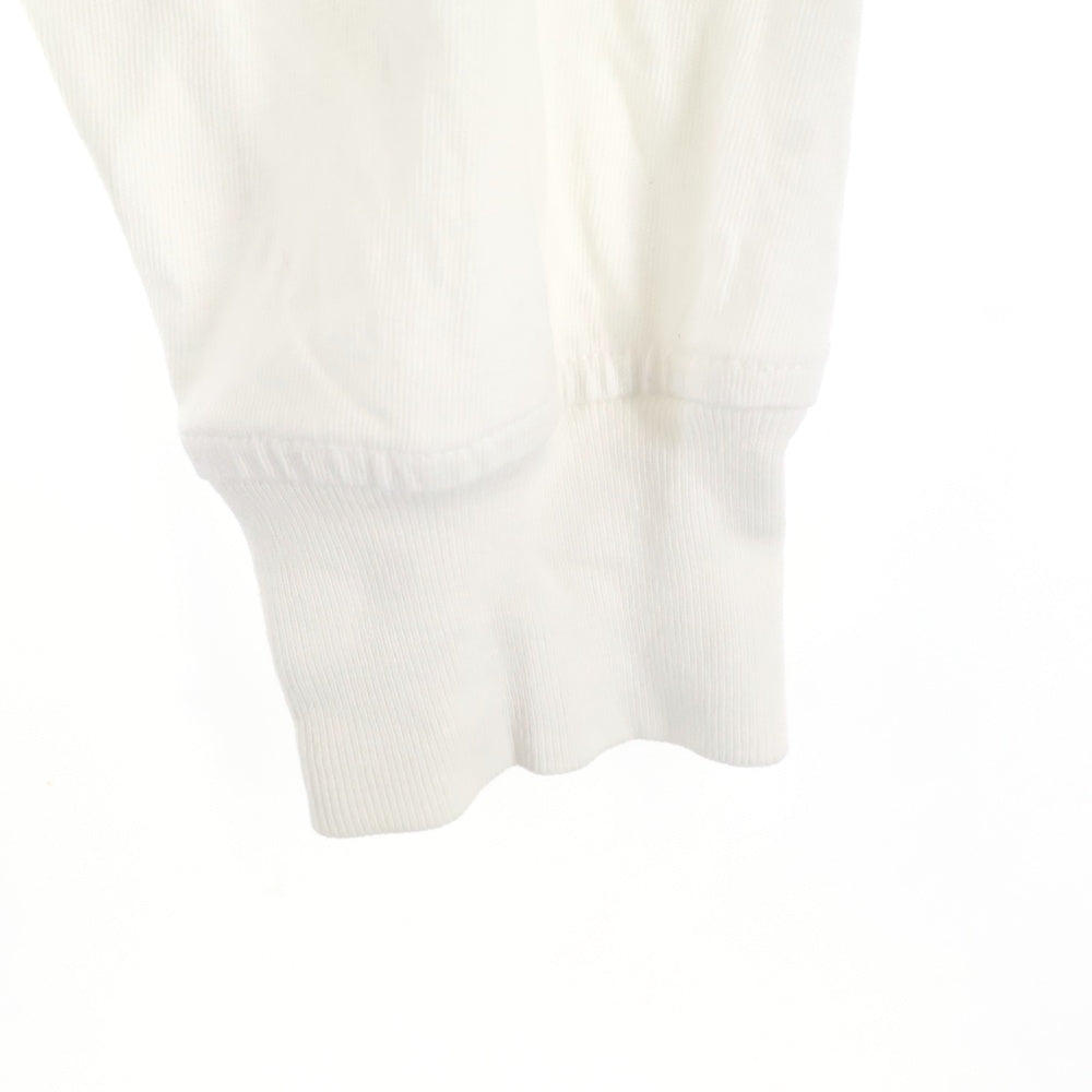 ALEXANDER WANG(アレキサンダーワン) L/S T-Shirt ロゴプリント 長袖Tシャツ ロンT ホワイト