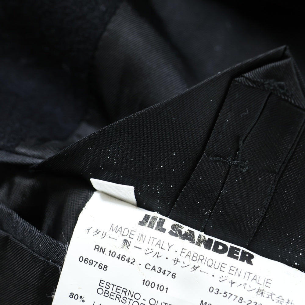JIL SANDER(ジルサンダー) ウール オーバーサイズテーラードジャケット ブラック