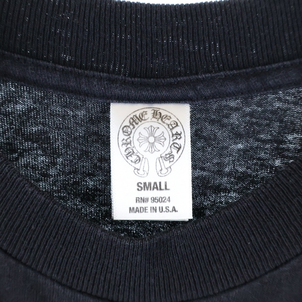 CHROME HEARTS(クロムハーツ) BS FLUER TEE BSフレア 半袖Tシャツ カットソー ブラック
