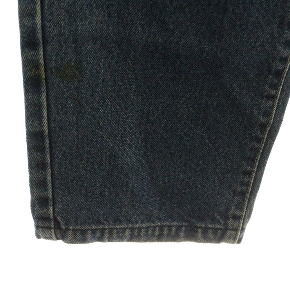 VERSACE JEANS COUTURE(ヴェルサーチジーンズクチュール) ロゴパッチ付き ストレッチデニムパンツ ジーンズ インディゴ