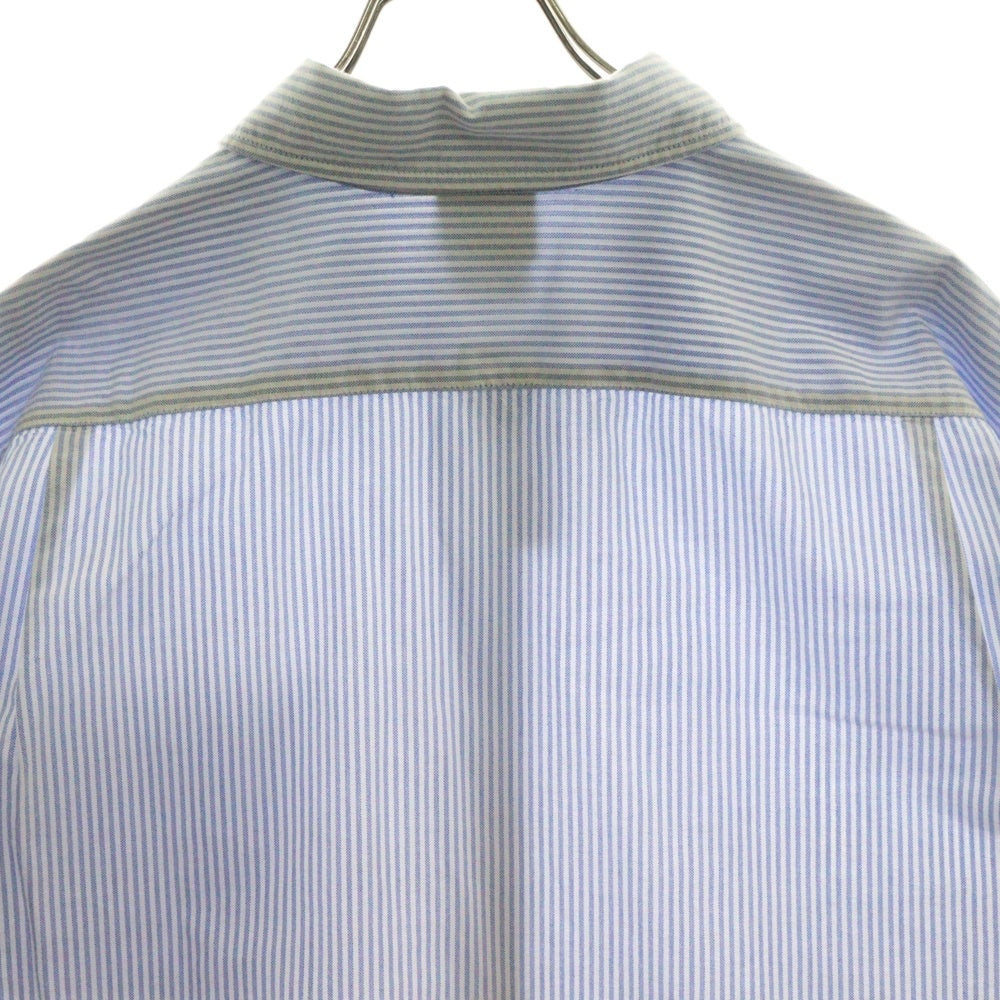 NEW ERA(ニューエラ) 24SS ×thisisneverthat NY ディスイズネバーザット ニューヨークヤンキース ストライプ半袖シャツ ホワイト/ライトブルー