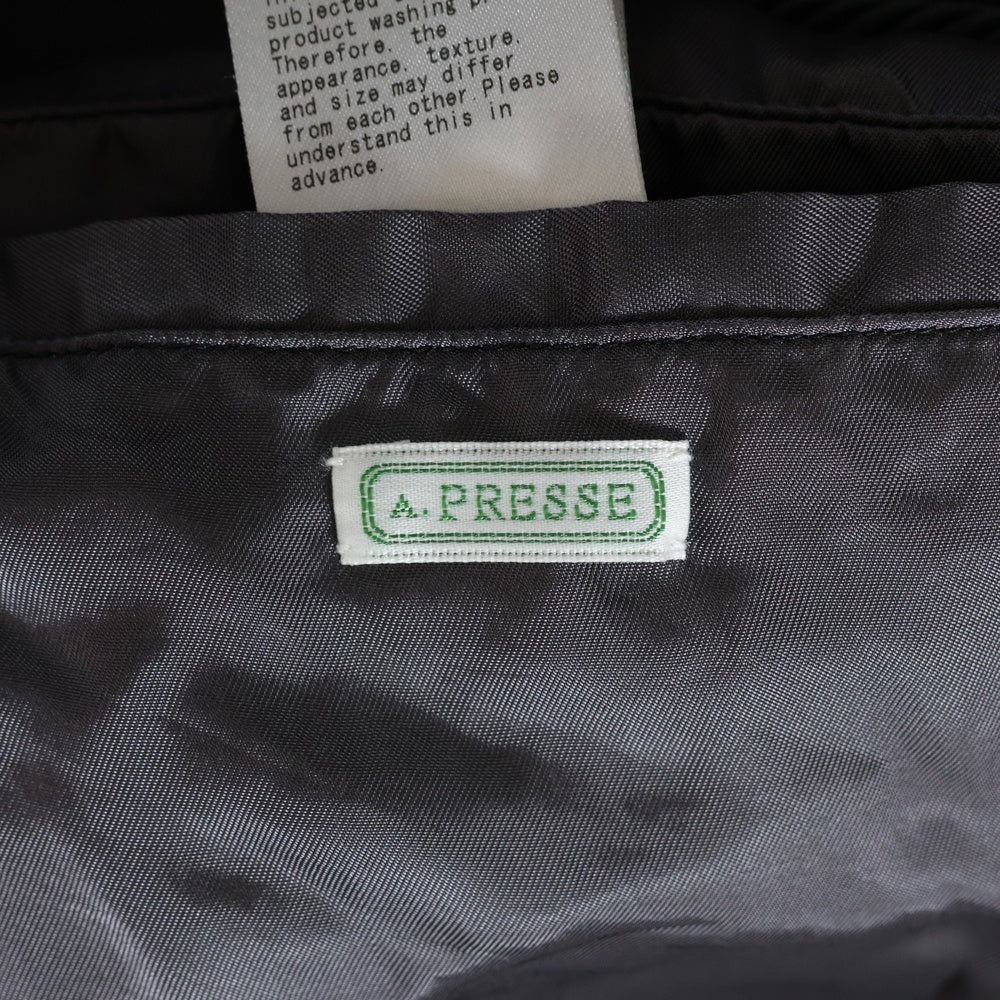 A.PRESSE(アプレッセ) 24AW Vintage Corduroy Sports Jacket ヴィンテージ加工 コーデュロイジャケット グレー 24AAP-01-39H